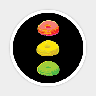 Trashy Pop Art Donuts Magnet